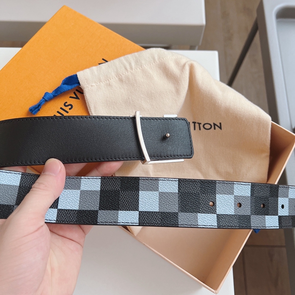 ルイヴィトンベルト角部分ディテール